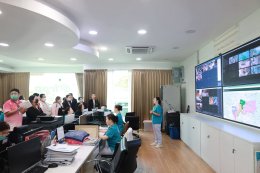 คณะจากสถาบันการพยาบาลศรีสวรินทิรา สภากาชาดไทย สาขาการพยาบาลผู้ป่วยแบบประคับประคอง เพื่อแลกเปลี่ยนเรียนรู้ ด้านการบริการดูแลผู้ป่วยแบบประคับประคองและระยะท้าย