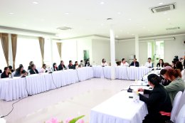คณะจากสถาบันการพยาบาลศรีสวรินทิรา สภากาชาดไทย สาขาการพยาบาลผู้ป่วยแบบประคับประคอง เพื่อแลกเปลี่ยนเรียนรู้ ด้านการบริการดูแลผู้ป่วยแบบประคับประคองและระยะท้าย