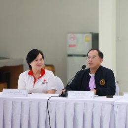 คณะจากสถาบันการพยาบาลศรีสวรินทิรา สภากาชาดไทย สาขาการพยาบาลผู้ป่วยแบบประคับประคอง เพื่อแลกเปลี่ยนเรียนรู้ ด้านการบริการดูแลผู้ป่วยแบบประคับประคองและระยะท้าย