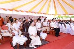 พิธียกเสาเอกเป็นปฐมฤกษ์ อาคารพระมงคลเทพมุนี (สด จนฺทสโร) 