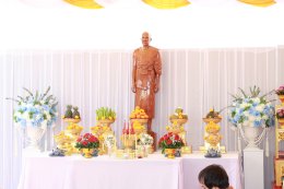 พิธียกเสาเอกเป็นปฐมฤกษ์ อาคารพระมงคลเทพมุนี (สด จนฺทสโร) 