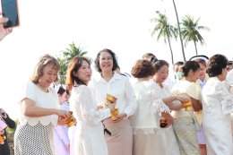 พิธียกเสาเอกเป็นปฐมฤกษ์ อาคารพระมงคลเทพมุนี (สด จนฺทสโร) 