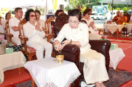 พิธียกเสาเอกเป็นปฐมฤกษ์ อาคารพระมงคลเทพมุนี (สด จนฺทสโร) 