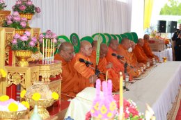 พิธียกเสาเอกเป็นปฐมฤกษ์ อาคารพระมงคลเทพมุนี (สด จนฺทสโร) 