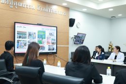 ต้อนรับโรงพยาบาลหลวงพ่อทวีศักดิ์ ชุตินฺธโร อุทิศ ในโอกาสเข้าศึกษาดูงานด้าน "การบริหารจัดการศูนย์ฟื้นฟูผู้ป่วย"