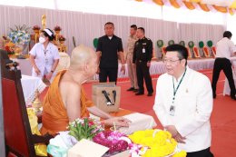 พิธียกเสาเอกเป็นปฐมฤกษ์ อาคารพระมงคลเทพมุนี (สด จนฺทสโร) 