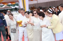 พิธียกเสาเอกเป็นปฐมฤกษ์ อาคารพระมงคลเทพมุนี (สด จนฺทสโร) 