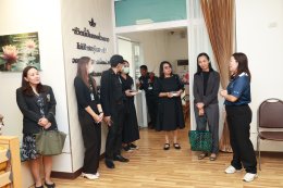 ต้อนรับโรงพยาบาลหลวงพ่อทวีศักดิ์ ชุตินฺธโร อุทิศ ในโอกาสเข้าศึกษาดูงานด้าน "การบริหารจัดการศูนย์ฟื้นฟูผู้ป่วย"