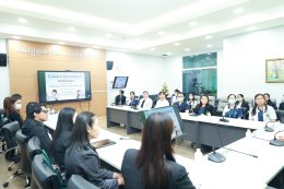 ต้อนรับโรงพยาบาลหลวงพ่อทวีศักดิ์ ชุตินฺธโร อุทิศ ในโอกาสเข้าศึกษาดูงานด้าน "การบริหารจัดการศูนย์ฟื้นฟูผู้ป่วย"