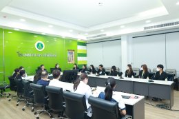 ต้อนรับโรงพยาบาลหลวงพ่อทวีศักดิ์ ชุตินฺธโร อุทิศ ในโอกาสเข้าศึกษาดูงานด้าน "การบริหารจัดการศูนย์ฟื้นฟูผู้ป่วย"