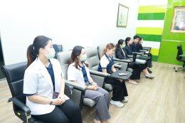 ต้อนรับโรงพยาบาลหลวงพ่อทวีศักดิ์ ชุตินฺธโร อุทิศ ในโอกาสเข้าศึกษาดูงานด้าน "การบริหารจัดการศูนย์ฟื้นฟูผู้ป่วย"