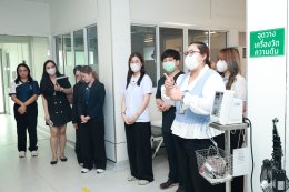 ต้อนรับโรงพยาบาลหลวงพ่อทวีศักดิ์ ชุตินฺธโร อุทิศ ในโอกาสเข้าศึกษาดูงานด้าน "การบริหารจัดการศูนย์ฟื้นฟูผู้ป่วย"