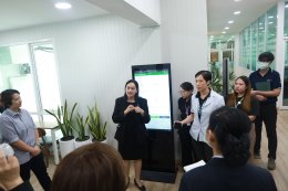 ต้อนรับรศ.ดร.ทวิดา กมลเวชช รองผู้ว่าราชการกรุงเทพมหานคร ในการตรวจความก้าวหน้า smart hospital ตามนโยบายสุขภาพดีของกรุงเทพมหานคร