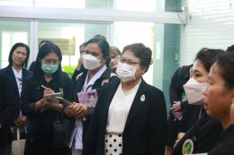 ต้อนรับรศ.ดร.ทวิดา กมลเวชช รองผู้ว่าราชการกรุงเทพมหานคร ในการตรวจความก้าวหน้า smart hospital ตามนโยบายสุขภาพดีของกรุงเทพมหานคร