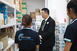 ต้อนรับรศ.ดร.ทวิดา กมลเวชช รองผู้ว่าราชการกรุงเทพมหานคร ในการตรวจความก้าวหน้า smart hospital ตามนโยบายสุขภาพดีของกรุงเทพมหานคร