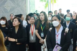 ต้อนรับรศ.ดร.ทวิดา กมลเวชช รองผู้ว่าราชการกรุงเทพมหานคร ในการตรวจความก้าวหน้า smart hospital ตามนโยบายสุขภาพดีของกรุงเทพมหานคร