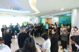 ต้อนรับรศ.ดร.ทวิดา กมลเวชช รองผู้ว่าราชการกรุงเทพมหานคร ในการตรวจความก้าวหน้า smart hospital ตามนโยบายสุขภาพดีของกรุงเทพมหานคร