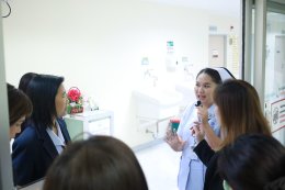 ต้อนรับรศ.ดร.ทวิดา กมลเวชช รองผู้ว่าราชการกรุงเทพมหานคร ในการตรวจความก้าวหน้า smart hospital ตามนโยบายสุขภาพดีของกรุงเทพมหานคร