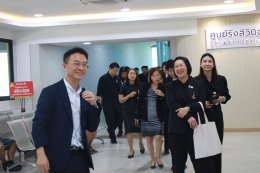 ต้อนรับรศ.ดร.ทวิดา กมลเวชช รองผู้ว่าราชการกรุงเทพมหานคร ในการตรวจความก้าวหน้า smart hospital ตามนโยบายสุขภาพดีของกรุงเทพมหานคร