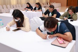 จัดกิจกรรมอบรม"PERSONALITY DEVELOPMENT AND SERVICE"