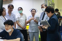 ต้อนรับ คณาจารย์จากสำนักจัดระบบบริการทางการแพทย์ สำนักงานประกันสังคม เพื่อเข้าตรวจประเมินการให้บริการทางการแพทย์ ของสถานพยาบาลที่ให้บริการทางการแพทย์แก่ผู้ประกันตน