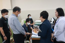 ต้อนรับ คณาจารย์จากสำนักจัดระบบบริการทางการแพทย์ สำนักงานประกันสังคม เพื่อเข้าตรวจประเมินการให้บริการทางการแพทย์ ของสถานพยาบาลที่ให้บริการทางการแพทย์แก่ผู้ประกันตน