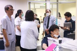 ต้อนรับ คณาจารย์จากสำนักจัดระบบบริการทางการแพทย์ สำนักงานประกันสังคม เพื่อเข้าตรวจประเมินการให้บริการทางการแพทย์ ของสถานพยาบาลที่ให้บริการทางการแพทย์แก่ผู้ประกันตน