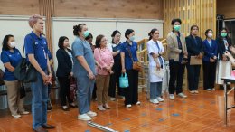 ต้อนรับคณะศึกษาดูงานจากโรงพยาบาลวิชัยเวช อินเตอร์เนชั่นแนล หนองแขม และโรงพยาบาลวิชัยเวช แยกไฟฉาย เข้าเยี่ยมชม ศูนย์สนับสนุนบริการสุขภาพเวชศาสตร์เขตเมือง
