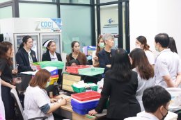 ต้อนรับ ภญ.วิชชุนี พิตรากูล ผู้เยี่ยมสำรวจ จากสมาคมเภสัชกรรมโรงพยาบาล (ประเทศไทย)