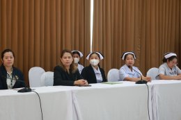 ต้อนรับ ภญ.วิชชุนี พิตรากูล ผู้เยี่ยมสำรวจ จากสมาคมเภสัชกรรมโรงพยาบาล (ประเทศไทย)
