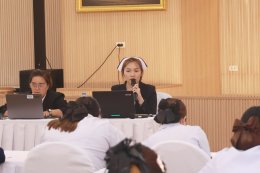 โครงการฝึกอบรมพัฒนาศักยภาพพยาบาลวิชาชีพ รุ่นที่ 1 วันที่ 2 โดยวิทยากรของโรงพยาบาลในหัวข้อต่าง ๆ ดังนี้