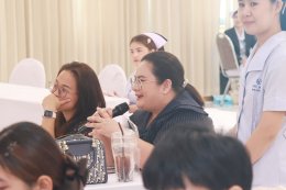 โครงการฝึกอบรมพัฒนาศักยภาพพยาบาลวิชาชีพ รุ่นที่ 1 วันที่ 2 โดยวิทยากรของโรงพยาบาลในหัวข้อต่าง ๆ ดังนี้