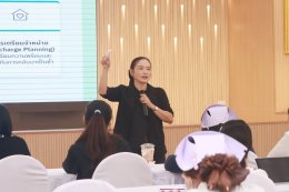 โครงการฝึกอบรมพัฒนาศักยภาพพยาบาลวิชาชีพ รุ่นที่ 1 วันที่ 2 โดยวิทยากรของโรงพยาบาลในหัวข้อต่าง ๆ ดังนี้