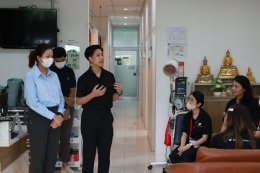 ต้อนรับ สถาบันการพยาบาลศรีสวรินทิรา สภากาชาดไทย ที่เข้าศึกษาดูงาน  รูปแบบบริการด้านการดูแลผู้ป่วยแบบประคับประคอง ( Palliative Care)