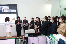 ต้อนรับ สถาบันการพยาบาลศรีสวรินทิรา สภากาชาดไทย ที่เข้าศึกษาดูงาน  รูปแบบบริการด้านการดูแลผู้ป่วยแบบประคับประคอง ( Palliative Care)