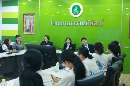 ต้อนรับคณะศึกษาดูงานจาก โรงพยาบาลสุราษฎร์ธานี ในโอกาสเข้าศึกษาดูงานเพื่อพัฒนาศักยภาพบุคลากรด้านการดูแลผู้ป่วยระยะท้าย