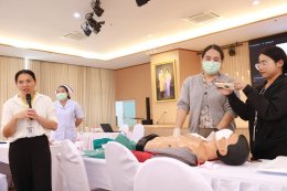 จัดโครงการอบรมอบรมการป้องกันการติดเชื้อในโรงพยาบาล