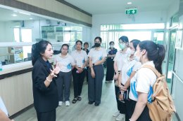 ต้อนรับคณะศึกษาดูงานจาก โรงพยาบาลสุราษฎร์ธานี ในโอกาสเข้าศึกษาดูงานเพื่อพัฒนาศักยภาพบุคลากรด้านการดูแลผู้ป่วยระยะท้าย