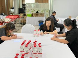 บรรยากาศการบริจาคโลหิต โดยสภากาชาดไทย