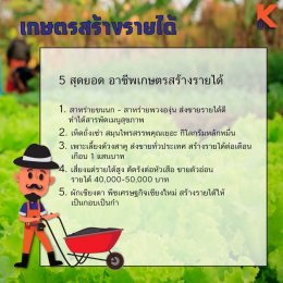 เกษตรสร้างรายได้