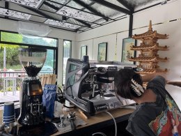 รีวิวติดตั้งเครื่องชงกาแฟ Rancilio Classe 5 C-lever ครบเซ็ตพร้อมเปิดร้าน