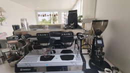 รีวิวติดตั้งเครื่องชงกาแฟ Rancilio Classe 5 C-lever ได้ครบเซ็ตพร้อมเปิดร้าน