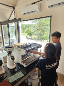 รีวิวติดตั้งเครื่องชงกาแฟ Nuova Simonelli : Appia Life V2G พร้อมเซ็ตเปิดร้าน