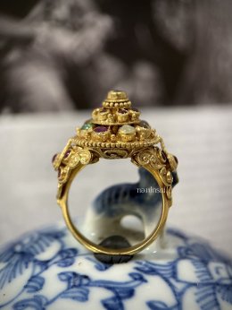 Navaratna Chatra Ring. A Jewel of Faith and Cosmic Harmony