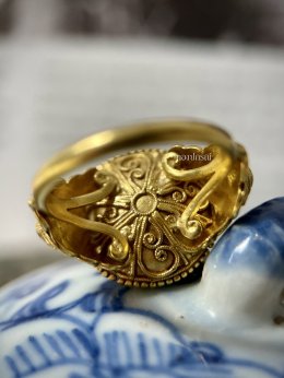 Navaratna Chatra Ring. A Jewel of Faith and Cosmic Harmony
