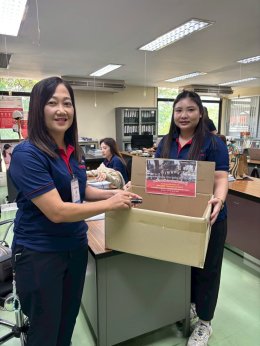 Thai Toshiba Lighting Co., Ltd. participated in a donation campaign by collecting used and expired cosmetics to support the Bring Our Loved Ones Home Project.