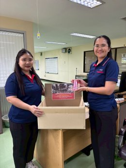 Thai Toshiba Lighting Co., Ltd. participated in a donation campaign by collecting used and expired cosmetics to support the Bring Our Loved Ones Home Project.