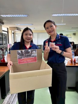 Thai Toshiba Lighting Co., Ltd. participated in a donation campaign by collecting used and expired cosmetics to support the Bring Our Loved Ones Home Project.