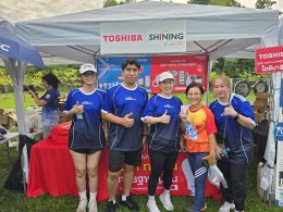 TOSHIBA and SHINING Lighting participated in the HomePro Fun Walk 2026: Walk for Life event.