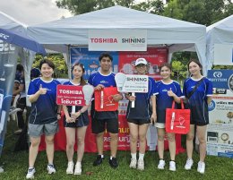 TOSHIBA and SHINING Lighting participated in the HomePro Fun Walk 2026: Walk for Life event.